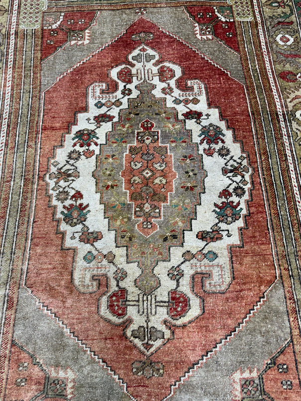 Turkish Vintage Rug 4'7" x 6'10" #24761