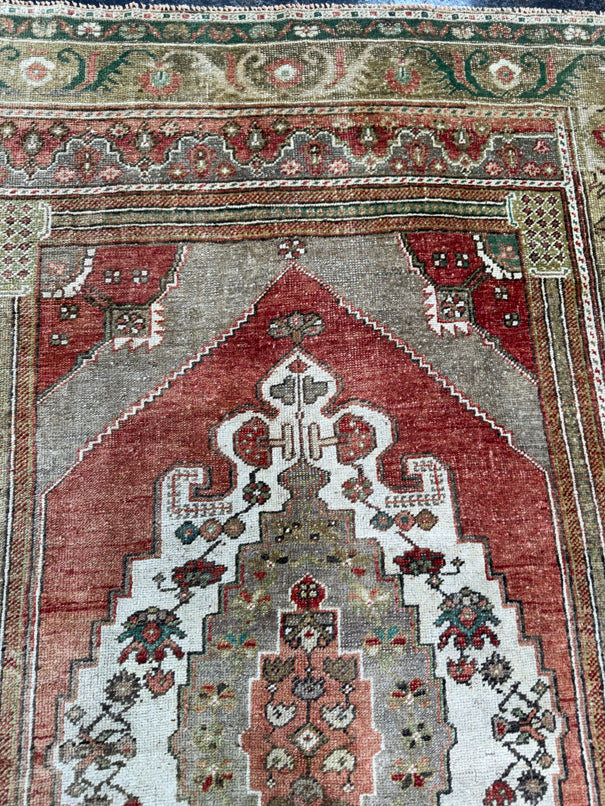 Turkish Vintage Rug 4'7" x 6'10" #24761