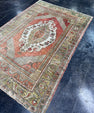Turkish Vintage Rug 4'7" x 6'10" #24761