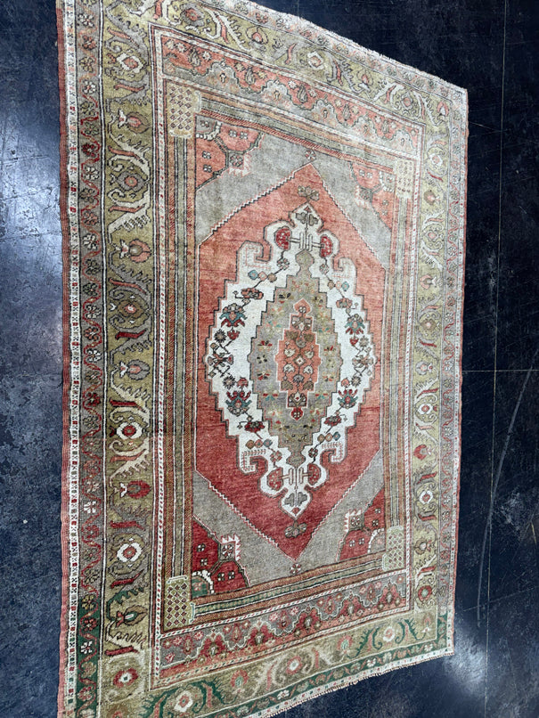 Turkish Vintage Rug 4'7" x 6'10" #24761