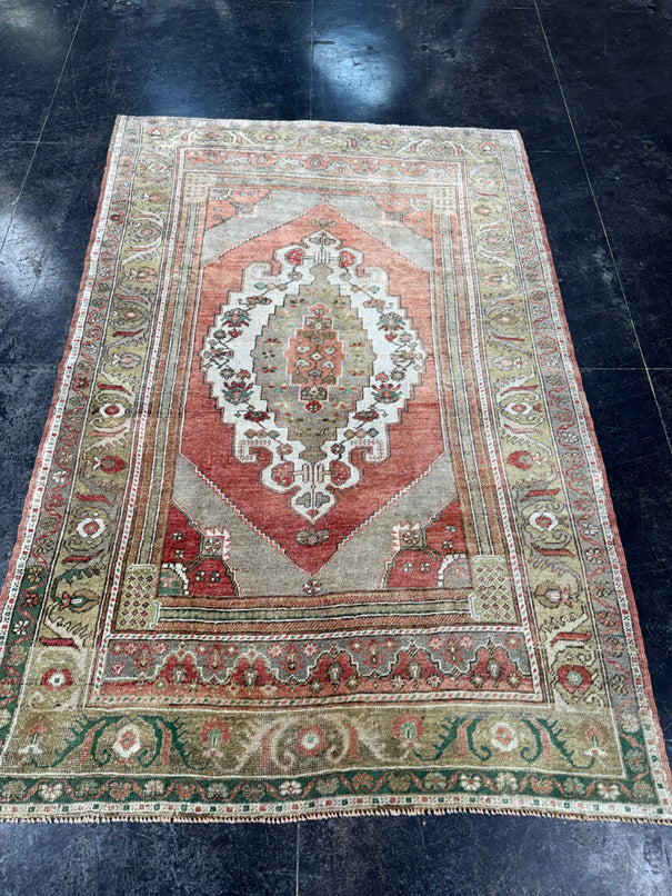 Turkish Vintage Rug 4'7" x 6'10" #24761