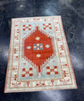 Turkish Vintage Rug 4'3" x 5'8" #24758