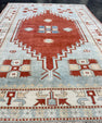 Turkish Vintage Rug 4'3" x 5'8" #24758