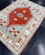 Turkish Vintage Rug 4'3" x 5'8" #24758