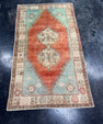 Turkish Vintage Rug 3'7" x 6'2" #24759