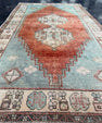 Turkish Vintage Rug 3'7" x 6'2" #24759