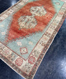 Turkish Vintage Rug 3'7" x 6'2" #24759