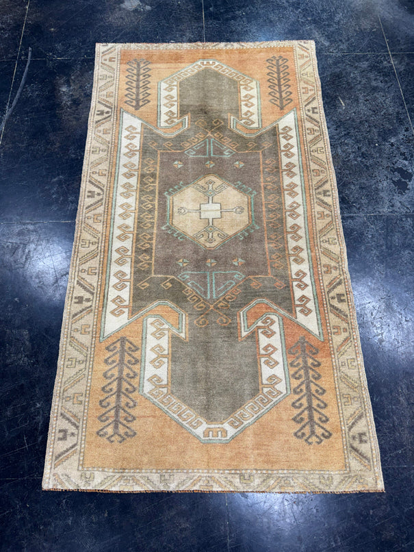 Turkish Vintage Rug 3'6" x 6'5" #24756