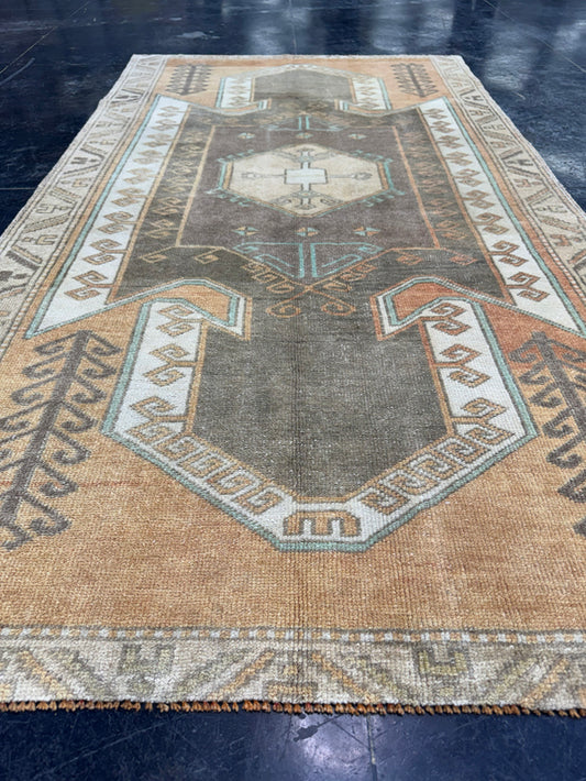 Turkish Vintage Rug 3'6" x 6'5" #24756