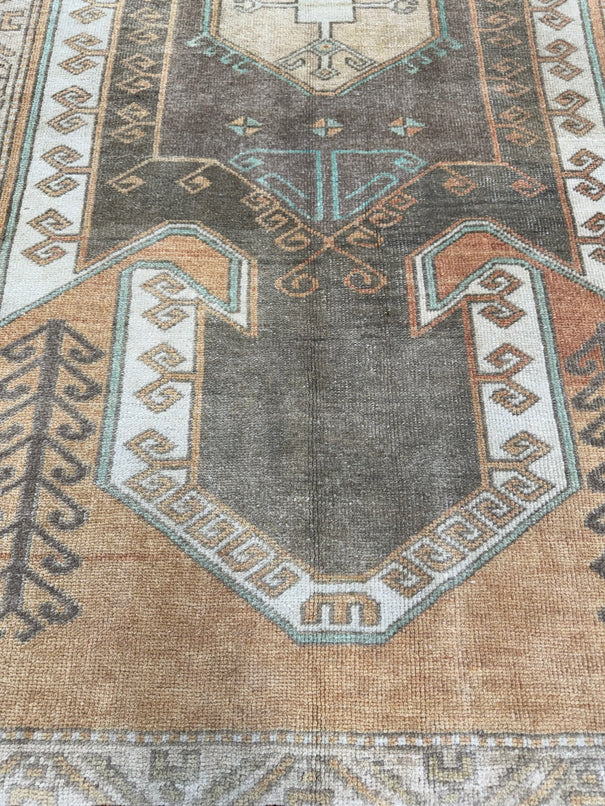 Turkish Vintage Rug 3'6" x 6'5" #24756