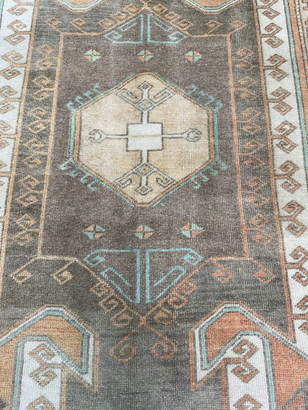 Turkish Vintage Rug 3'6" x 6'5" #24756