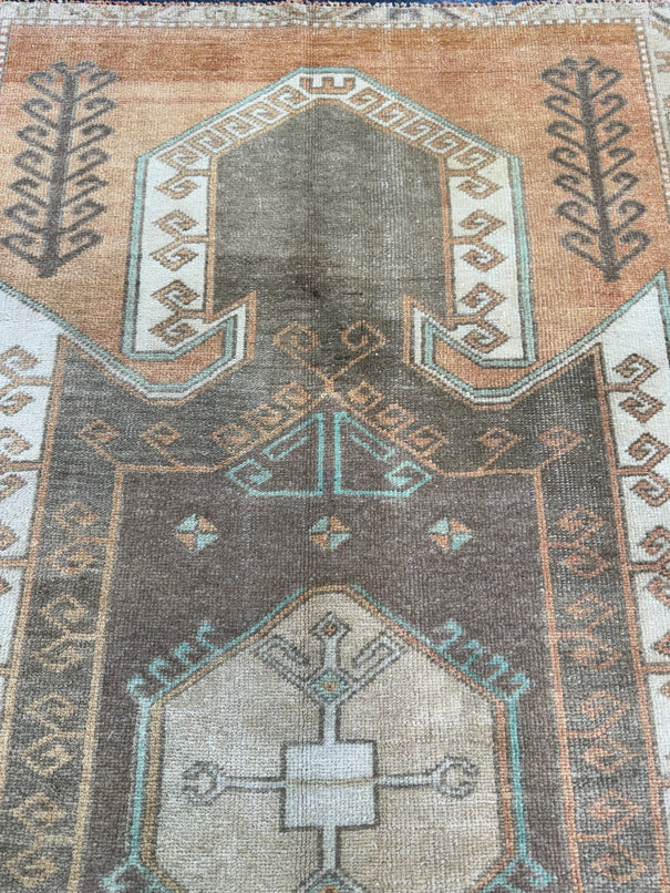 Turkish Vintage Rug 3'6" x 6'5" #24756