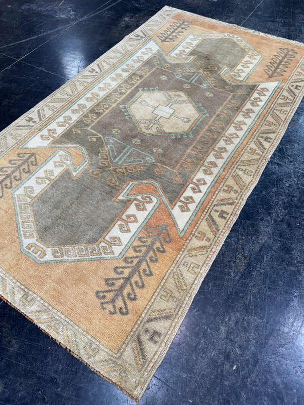 Turkish Vintage Rug 3'6" x 6'5" #24756