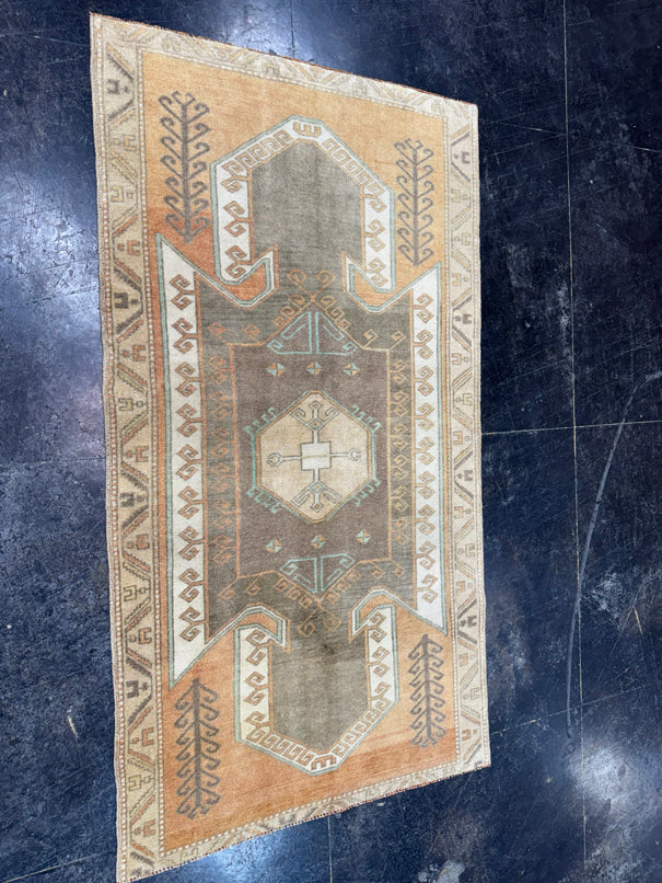 Turkish Vintage Rug 3'6" x 6'5" #24756