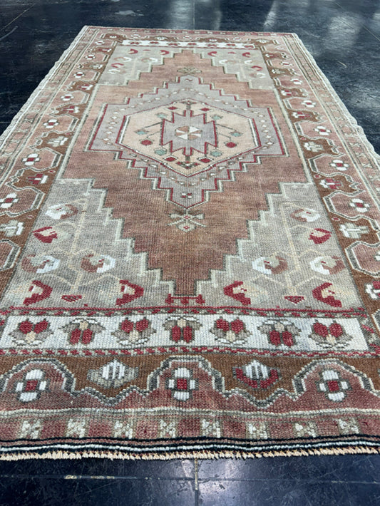 Turkish Vintage Rug 3'5" x 6'3" #24757
