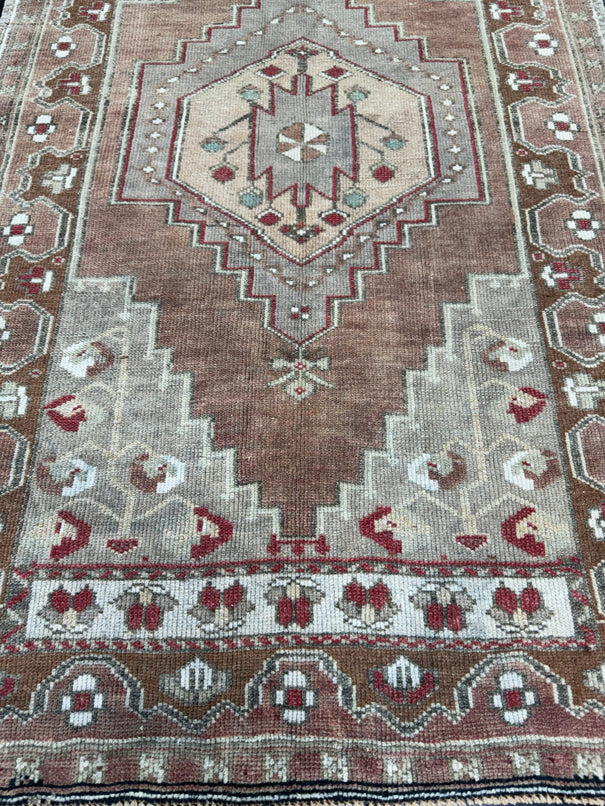 Turkish Vintage Rug 3'5" x 6'3" #24757