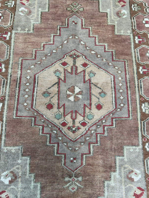 Turkish Vintage Rug 3'5" x 6'3" #24757