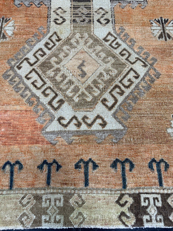 Turkish Vintage Rug 3'5" x 6'10" #24754