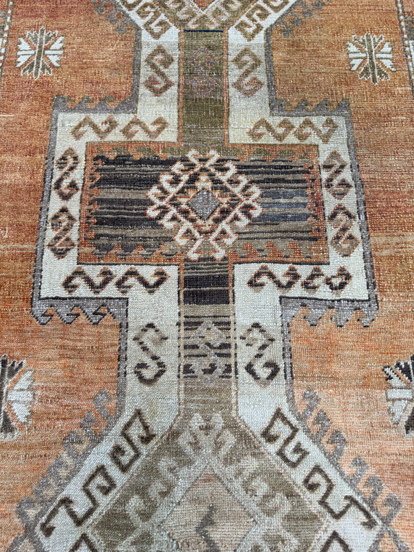 Turkish Vintage Rug 3'5" x 6'10" #24754