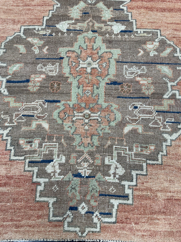 Turkish Vintage Runner Rug 3' x 9'8" #24755