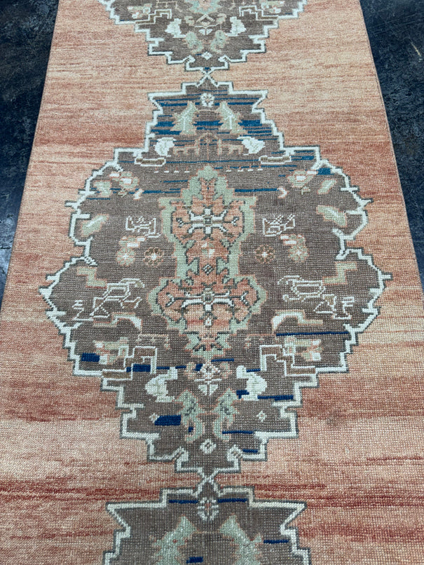 Turkish Vintage Runner Rug 3' x 9'8" #24755