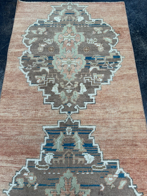 Turkish Vintage Runner Rug 3' x 9'8" #24755
