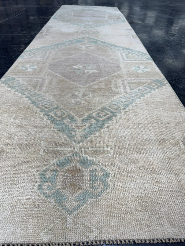 Turkish Vintage Runner Rug 2'11'' x 10'8" #24752