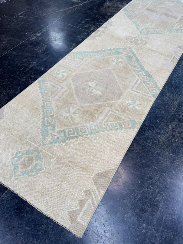 Turkish Vintage Runner Rug 2'11'' x 10'8" #24752