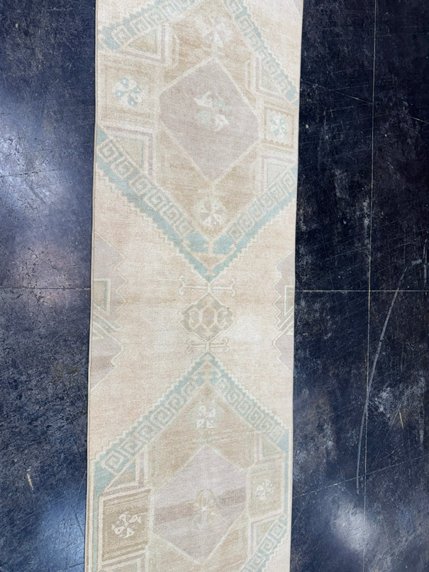 Turkish Vintage Runner Rug 2'11'' x 10'8" #24752