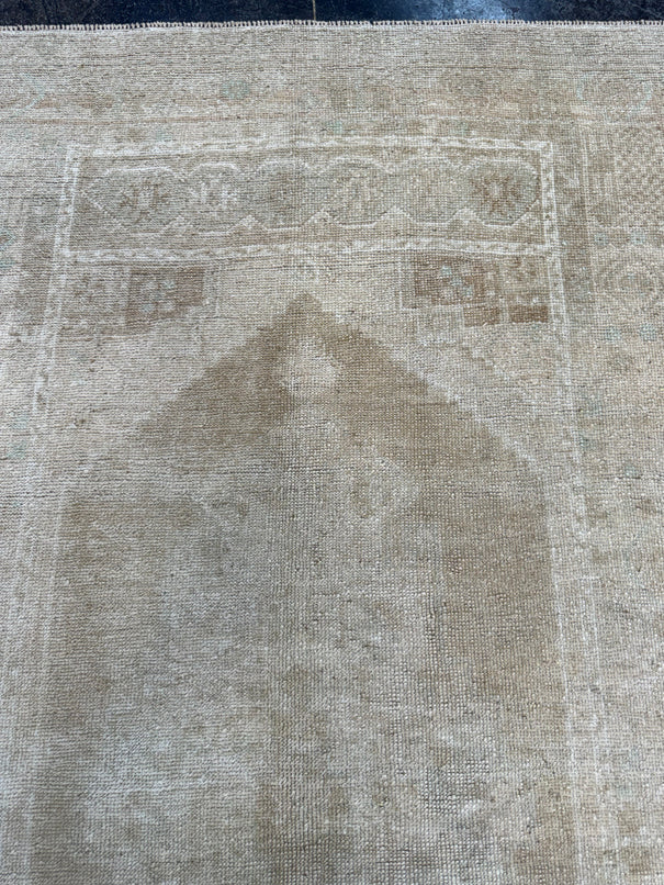 Turkish Vintage Rug 3'10" x 7' #24753