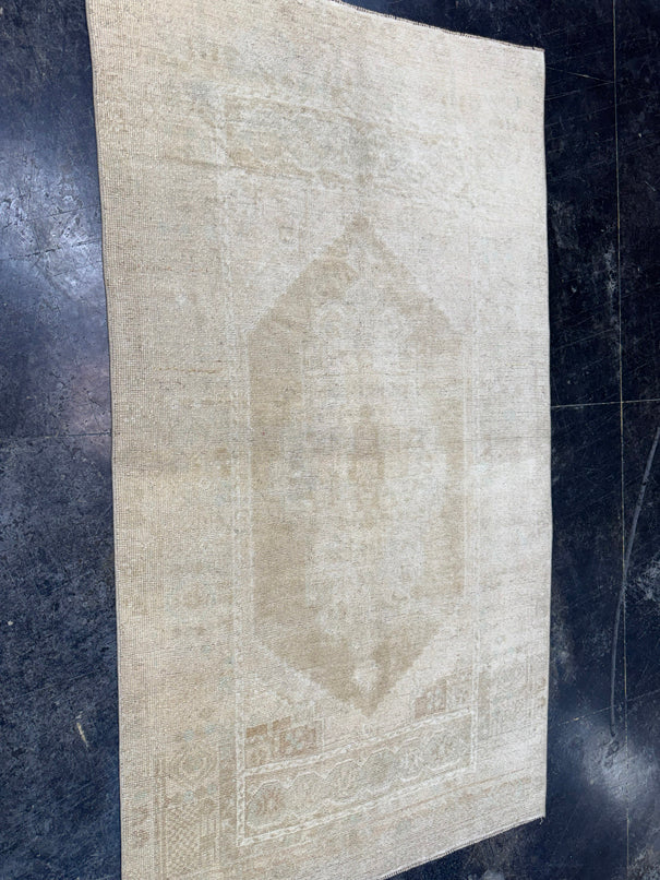 Turkish Vintage Rug 3'10" x 7' #24753