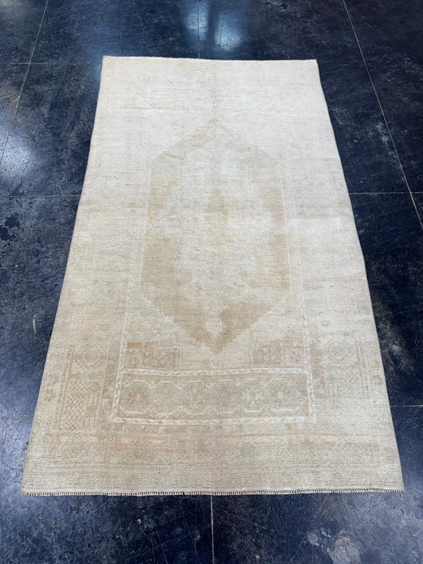 Turkish Vintage Rug 3'10" x 7' #24753