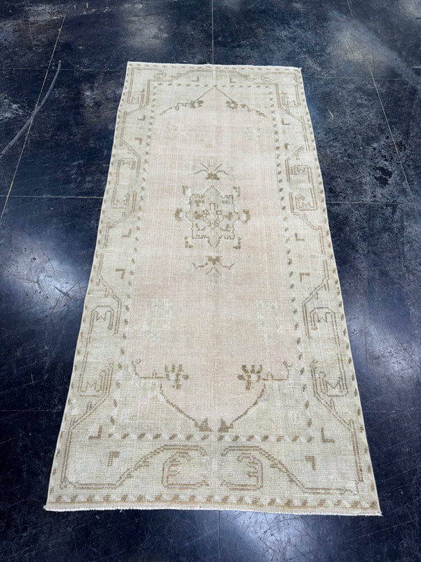 Turkish Vintage Rug 3'3" x 7'2" #24750