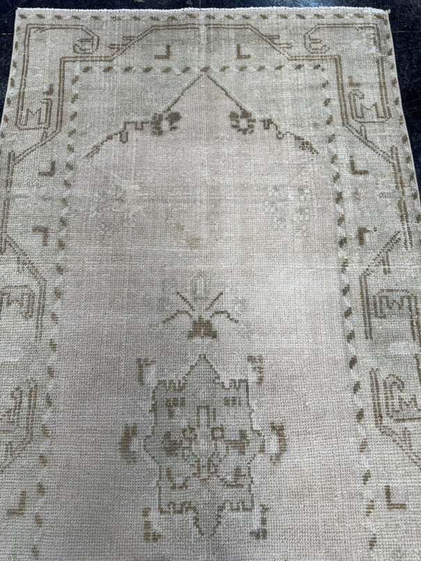 Turkish Vintage Rug 3'3" x 7'2" #24750