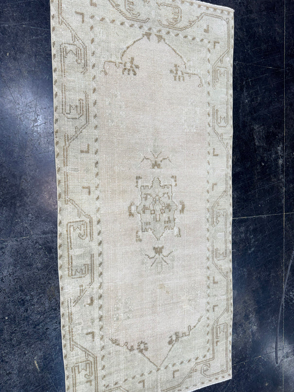 Turkish Vintage Rug 3'3" x 7'2" #24750