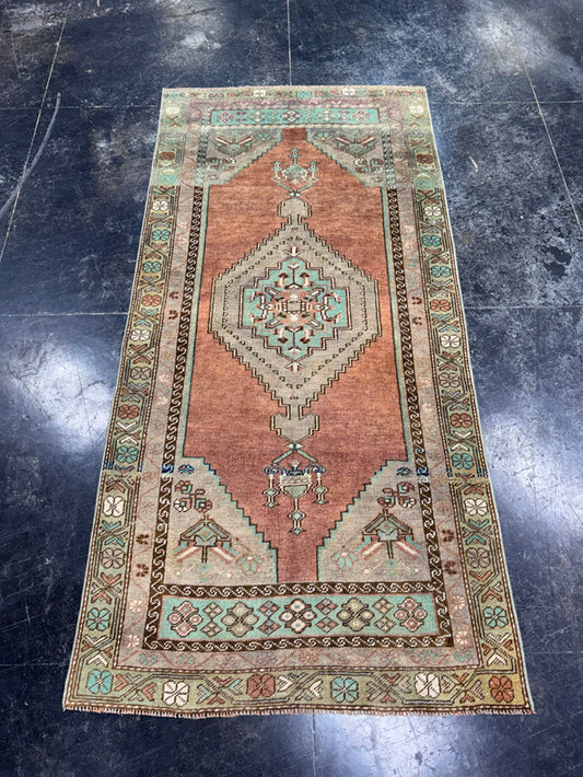 Turkish Vintage Rug 3'2" x 6'7" #24751
