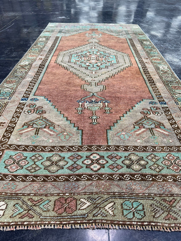 Turkish Vintage Rug 3'2" x 6'7" #24751