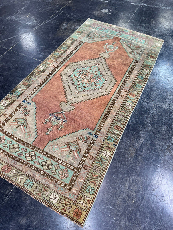 Turkish Vintage Rug 3'2" x 6'7" #24751