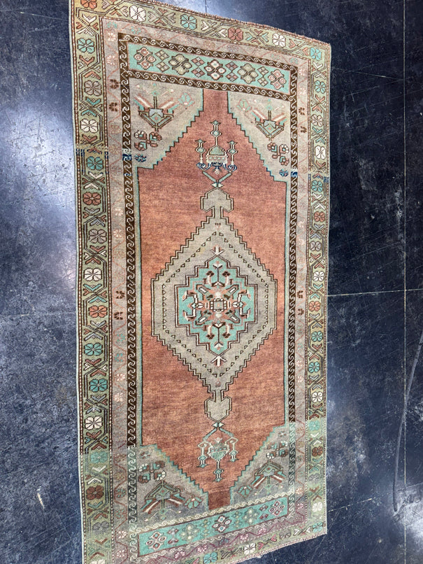 Turkish Vintage Rug 3'2" x 6'7" #24751