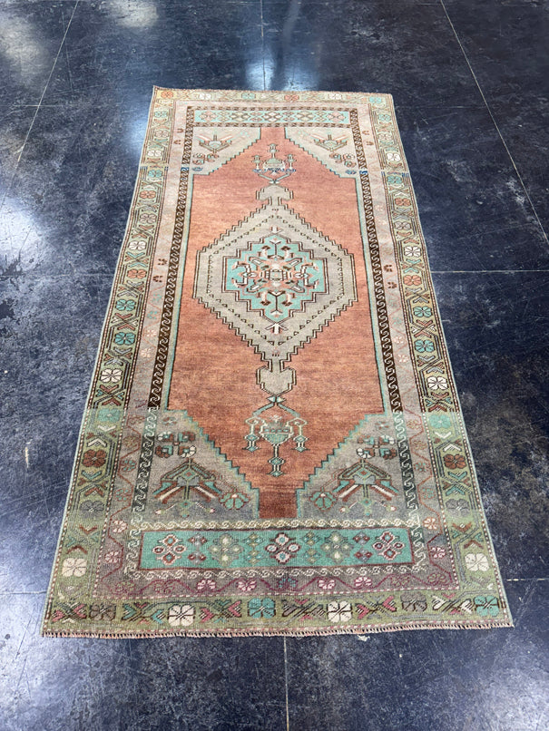 Turkish Vintage Rug 3'2" x 6'7" #24751