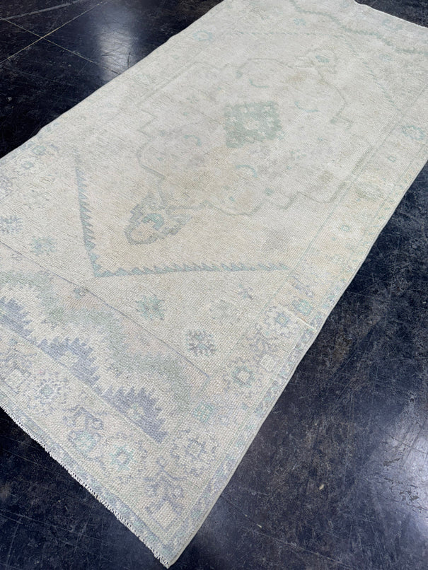 Turkish Vintage Rug 3'5" x 6'10" #24746