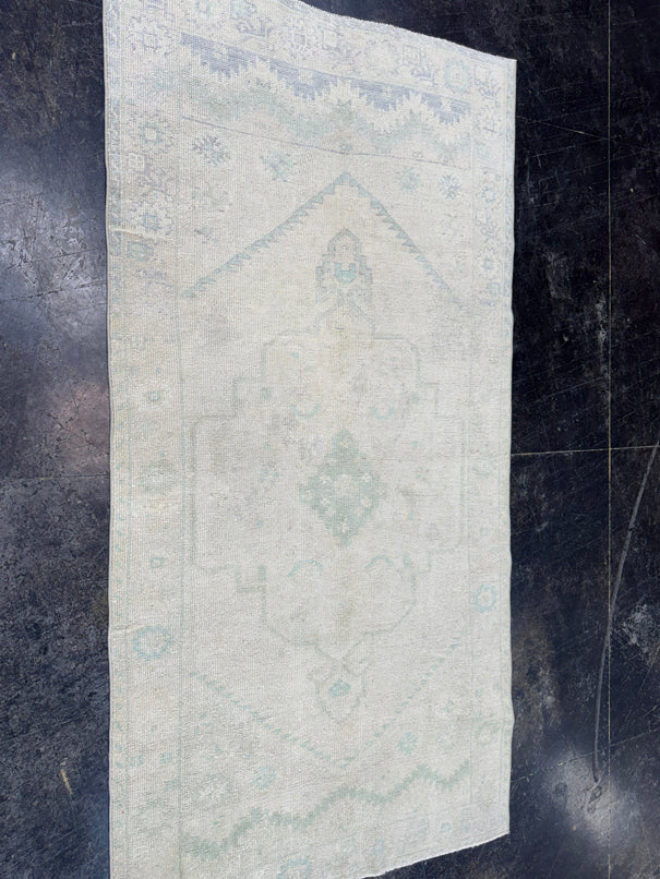 Turkish Vintage Rug 3'5" x 6'10" #24746