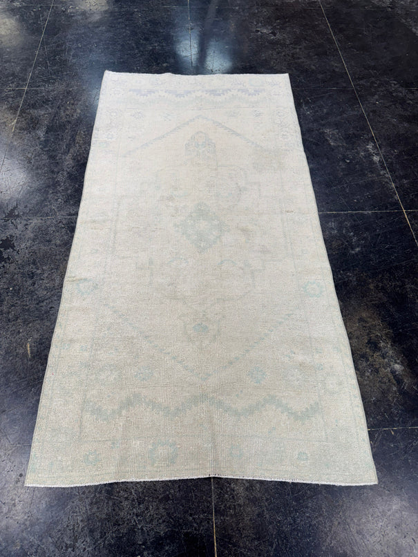 Turkish Vintage Rug 3'5" x 6'10" #24746