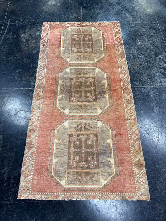 Turkish Vintage Rug 3' x 6' #24747