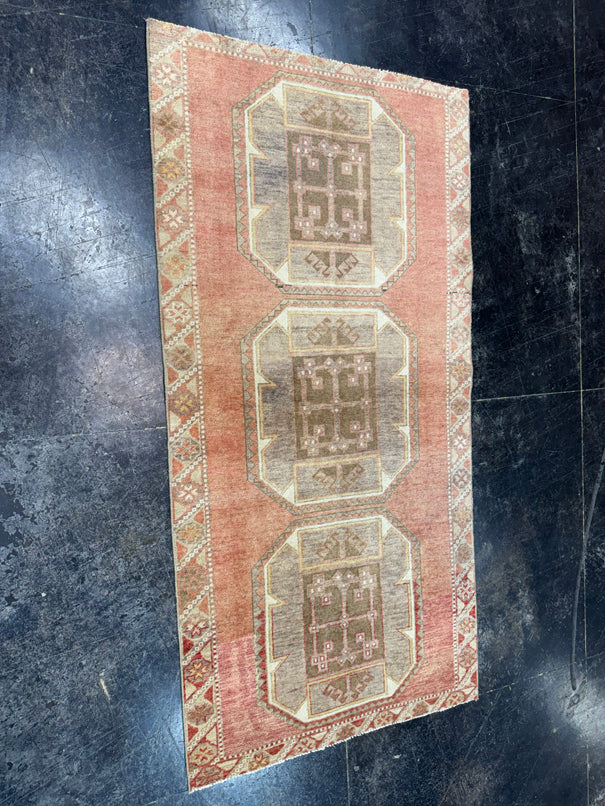 Turkish Vintage Rug 3' x 6' #24747