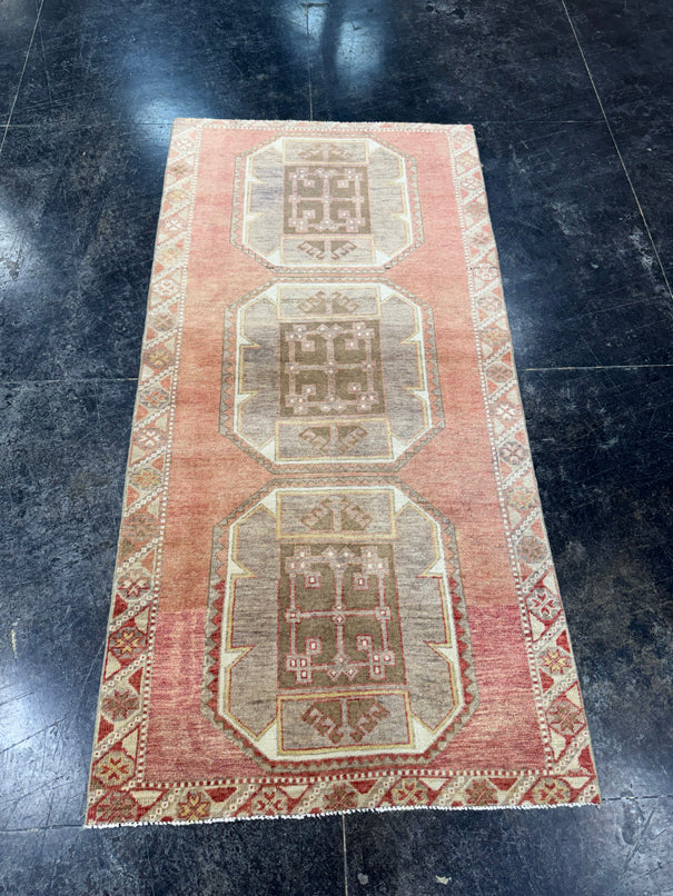 Turkish Vintage Rug 3' x 6' #24747