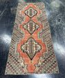 Turkish Vintage Runner Rug 3'2" x 7'5" #24744