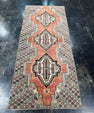 Turkish Vintage Runner Rug 3'2" x 7'5" #24744
