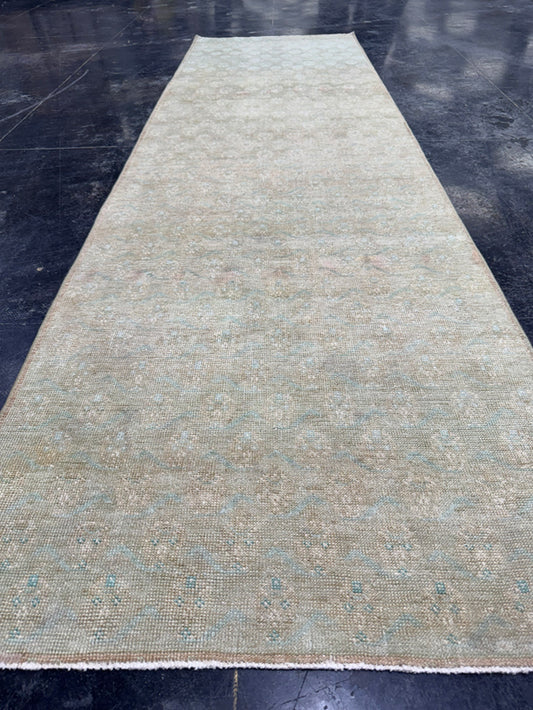 Turkish Vintage Runner Rug 3' x 10'2" #24745