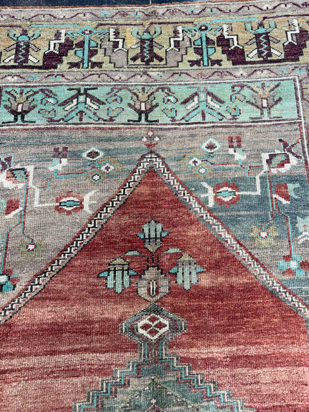 Turkish Vintage Rug 4'11" x 8'3" #24743